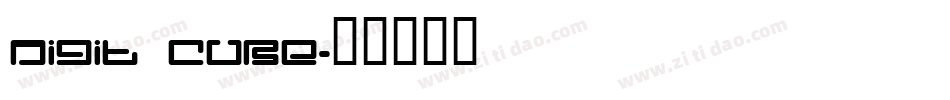 Digit Cube字体转换